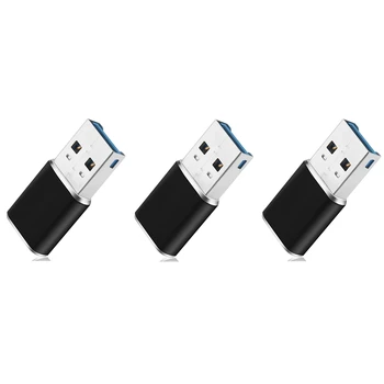 3X alumínium Mini USB 3.0 memóriakártya-olvasó adapter Micro-SD kártya / TF kártyaolvasó adapterhez PC számítógép laptop