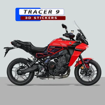 Yamaha Tracer 9 2022 2023 - Yamaha Tracer 9 tartozékokhoz Motorkerékpár tartozékok 3D epoxigyanta matrica védőpad