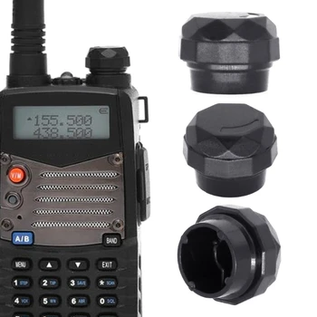Kétirányú rádió hangerő és csatornagomb gombsapka UV5R-hez UV-5R UV-5RA UV-5RB UV-5RC walkie Talkie