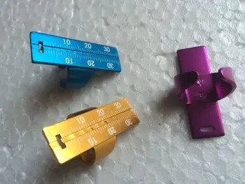 3 db/szett Dental Endo vonalzó gyűrű fogászati kellékek Fogorvos 3 Eladó színek (lila, kék, arany)