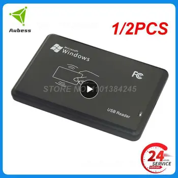 1/2PCS IC kártyaolvasó RFID olvasó 14443 125KHz 13,56MHz 8/10 bites privát modell érzékelő intelligenskártya-olvasó USB ID/IC kártyával