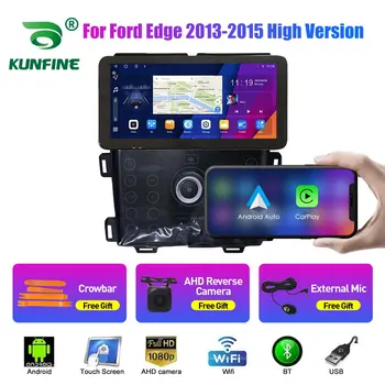  10.33 hüvelykes autórádió a Ford Edge 2013-2015 2Din Android Octa Core autórádió DVD GPS navigációs lejátszó QLED képernyő Carplay