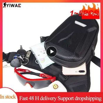 1 ~ 5PCS táska motorkerékpár kerékpár vízálló láb oldalsó táska EVA kemény héjú poggyász lovaglássák RZAHUAHU kültéri alkalmi deréktáska