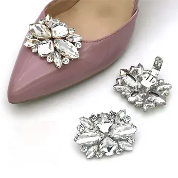 Strasszok Cipőcsipeszek Fényes kristály cipők Dekorációk Charm csat Női hölgy