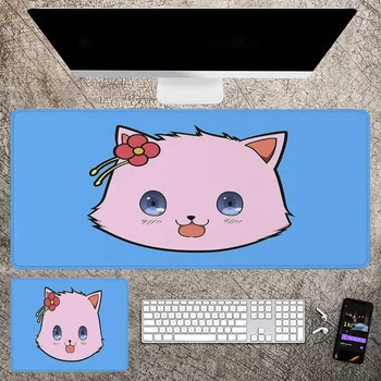 Kawaii Cat Playmat nagy egérpad gamer szőnyegek Számítógép asztalok XXL egérpad Asztali szőnyeg Deskmat gamer szekrény Deskpad Moused