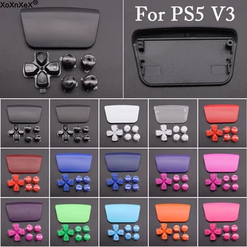 PS5 esetén Irány funkciógombok PS5 BDM-030 V3 3.0 vezérlőgombokhoz Cross ABXY D Pad driection Key Kit és érintőpad