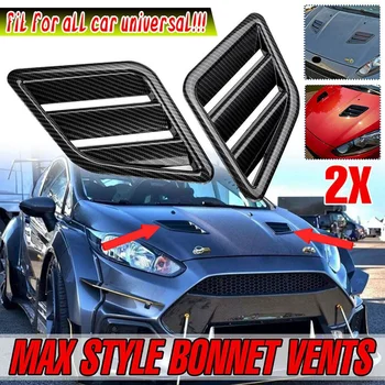 Max stílusú első motorháztető-szellőzőnyílások motorháztető-burkolat univerzális Ford Focus RS Vauxhall Corsa Fiesta