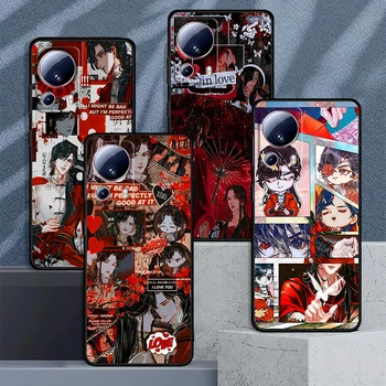Anime Gays Heavenly God Cover for Xiaomi Mi 13 12X 12 11 11T 11i 10T 10 Pro Lite Ultra 5G 9T 8 A3 fekete telefontok Telefontok