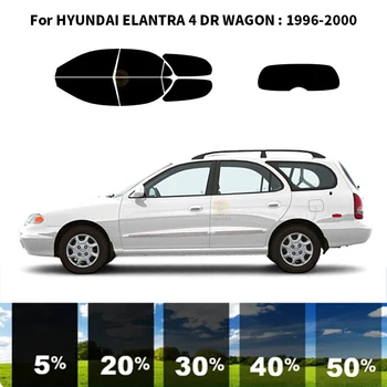 Előre vágott nanokerámia autó UV ablakfesték készlet autóipari ablakfólia HYUNDAI ELANTRA 4 DR WAGON 1996-2000