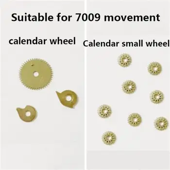 Az óra tartozékok alkalmasak Japánhoz Seiko 7009 mechanikus mozgási naptár keréknaptár kis kerék eredeti óraalkatrészek