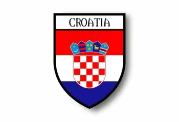 Hot Eladás Matrica Autó Motorkerékpár Címer Város zászlaja Horvátország Horvát matricák laptopokhoz, irodaszerekhez, motorkerékpárokhoz, autókhoz