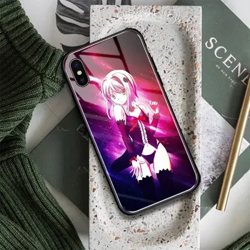 High School DxD Anime Girl Glass puha szilikon telefontok tok tok fedél iPhone SE 6s 7 8 Plus X XR XS 11 12 13 Mini Pro Max