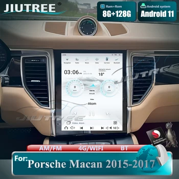  Autórádió Qualcomm 10.4 '' 8 Core Android 11 a Porsche Macan 2015-2017 Verticial Screen navigációhoz GPS multimédia lejátszó képernyő