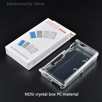 Kiváló minőségű műanyag átlátszó kristályvédő kemény héjú bőrtok tok NDSI-hez Új 3DSXL PSP1000 játékkonzol