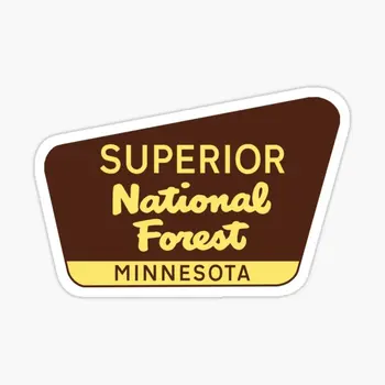 Superior National Forest Sign Minnesota 5DBS autós matricák lökhárító háttérhez rajzfilm művészet vicces fal nappali szoba aranyos