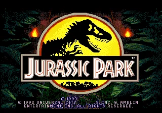 Jurassic Park 16bit MD játékkártya 16 bites Sega MegaDrive Genesis konzolokhoz