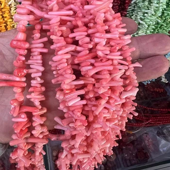 Haizhu Coral szabálytalan Coral vékony ág DIY kézihúr kiegészítők Félkész tartozékok Laza gyöngyök
