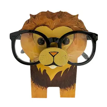 1Pcs rajzfilm állatos szemüvegtartó Aranyos oroszlán tehénfa napszemüveg kijelző Rack szemüveg Show állvány tartó Kirakat dekoráció