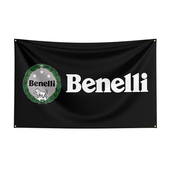 90x150cm Benellis zászló poliészter nyomtatott versenyautó banner dekorációhoz1