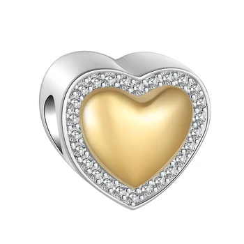 925 sterling ezüst arany szerelem butik gyöngyök charm fit pandora eredeti Pandora karkötő charm gyöngyök nyaklánc Diy női ékszerek