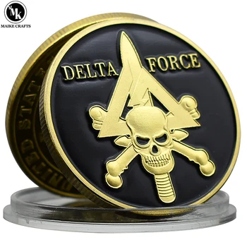 United States Delta Force emlékérme aranyozott fém Katonai Medal of Honor kollekció ünnepi ajándék