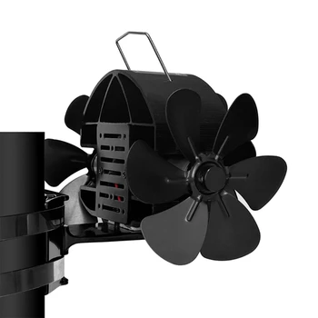 DY4206 18Lapátok kandalló ventilátor 3 motor Kémény ventilátor Energiatakarékos sütőventilátor Csepp hajó