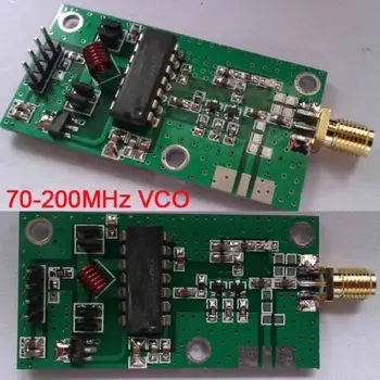 70-200MHz VCO RF jelforrás feszültségvezérelt oszcillátor jelgenerátor szélessávú VCO 10dBm teljesítményerősítő hibakereséshez