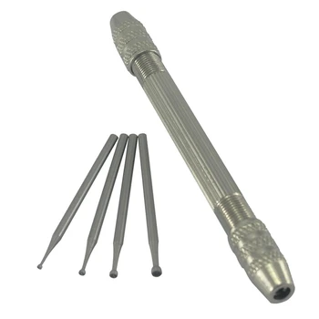 4Részes huzalcsavaró szerszámok 3/32 hüvelykes szárú huzalkerekítő bitek kézi fúróhuzalcsavaró szerszámokkal (1 mm/1,4 mm/1,8 mm/2,3 mm)