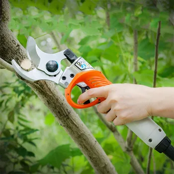4.5 nagy kaliberű elektromos újratölthető olló metszés fa vágás kerti szerszámok ág lítium akkumulátor metszőszerszám