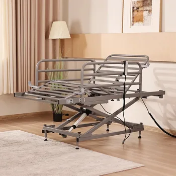 Szereljen fel elektromos ágyakat az otthoni ápolásra szoruló betegek fából készült hálószobáiba