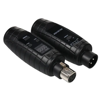 UHF Vezetékes vezeték nélküli mikrofon átalakító Adó és vevő Kompatibilis a dinamikus/kondenzátor mikrofonnal