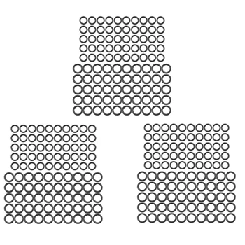  magasnyomású mosó gumi O-gyűrűk 1/4 hüvelykes, 3/8 hüvelykes, M22 Quick Connect csatlakozóhoz, 300 darabos