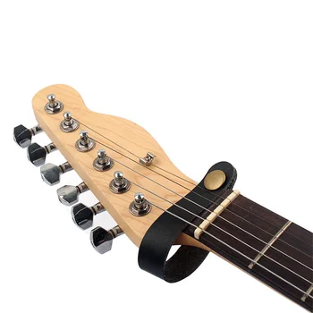 2 darab gitárerősítő fogantyú Bőrszíj rögzítővel Fekete barna öv Biztonságos hangszerek Gyors beállítás