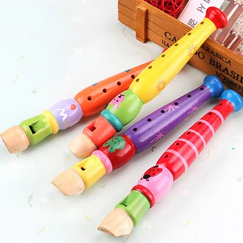 Gyönyörű rövid fuvola hang Gyerek fafúvós hangszer gyerekeknek Baba tanulás Oktatási hangszerek Gyerekzene