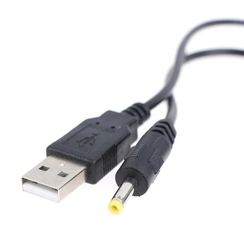 1db 1,2 m 5V USB A - DC töltőkábel 4mm x 1,74mm töltőkábel PSP 1000/2000/3000 készülékhez