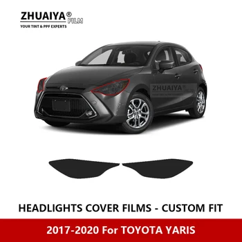 TOYOTA YARIS 2017-2020 autóhoz Külső fényszóró Karcmentes PPF elővágás Védőfólia Javító film Autó matricák Tartozékok
