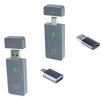 TA5C USB 3.1 TypeC - NVMe 2230 SSD tárolótok USB SSD külső ház CaseBox JMS583 NVME könnyűfém tok