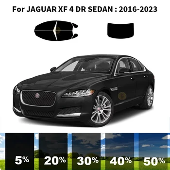 Előre vágott nanokerámia autó UV ablakfesték készlet autóipari ablakfólia JAGUAR XF 4 DR SEDAN 2016-2023