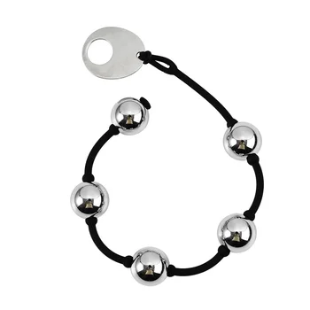 Szilikon húzógyűrű fém anális gyöngyök Kegel Ben Wa Gésa hosszú anális labda expander hüvelyi meghúzás gyakorlat szex játék nőknek
