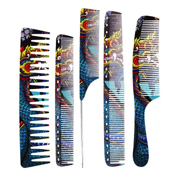 Styling Comb Fashion Multiple Style hajvágó fésű dekoratív hőálló hajfésű üzlethez