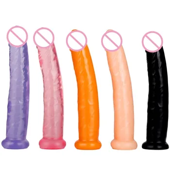 Superfine kristály dildó kis pénisz 17cm Fack Dick női maszturbáció hüvelyi stimuláció intim áruk szex játékok nőknek
