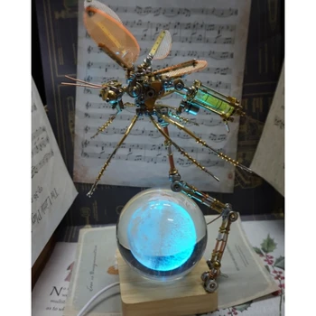 DIY rovarok Modell készlet Fém kirakós játék Biokémiai Darázs játék összeszerelési ajándékok 3D rejtvények repülnek gyerekeknek Felnőtt játékok építőelemek készletek