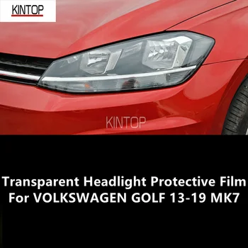 VOLKSWAGEN GOLF 13-19 MK7 TPU átlátszó fényszóróvédőfóliához, fényszóróvédelemhez, filmmódosításhoz