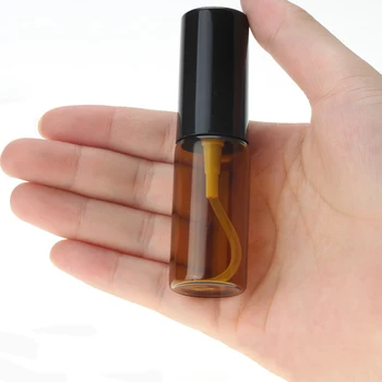 10ml 15 ml 20 ml-es hordozható mini parfümös üveg borostyán parfümporlasztó újratölthető pumpás spray palack illatkozmetikumokhoz
