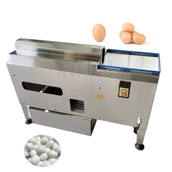  elektromos 2000-2500 darab / óra tojás rozsdamentes acél hámozó főtt tojáshéjhámló gép