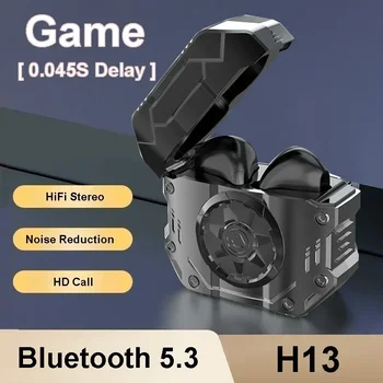 2023 Új Bluetooth 5.3 fejhallgató vezeték nélküli fülhallgató HiFi sztereó játék fejhallgatók Touch Control zajcsökkentő fülhallgató Huawei-hez