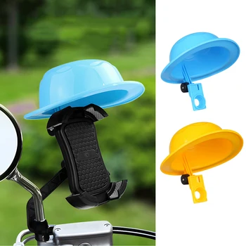 Motorkerékpár Mobiltelefon tartó Esernyő Kis sisakok Rider Esőálló fényvédő Elektromos kerékpár Napernyő kalap Navigációs konzol