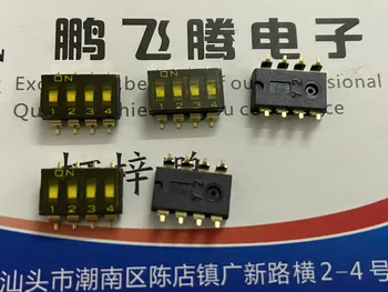 1 db importált japán A6S-4102-PH tárcsázási kódkapcsoló 4 bites 4 utas kódolású lapos tárcsás patch 2,54 mm