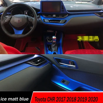 Toyota C-HR CHR 2017-2021 autóstílushoz 3D / 5D szénszálas autó belső konzol középkonzol színváltó fröccsöntő matrica matricák