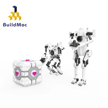 MOC Film portálozott 2 Közlekedési kapuk Atlasz és P-testek építőkocka készlet Kirakós játék Szereplők Mecha Robot Brick Model ToyGift